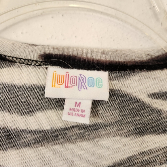 Lularoe/Zebra Print Caroline Cardigan - Picture 2 of 6